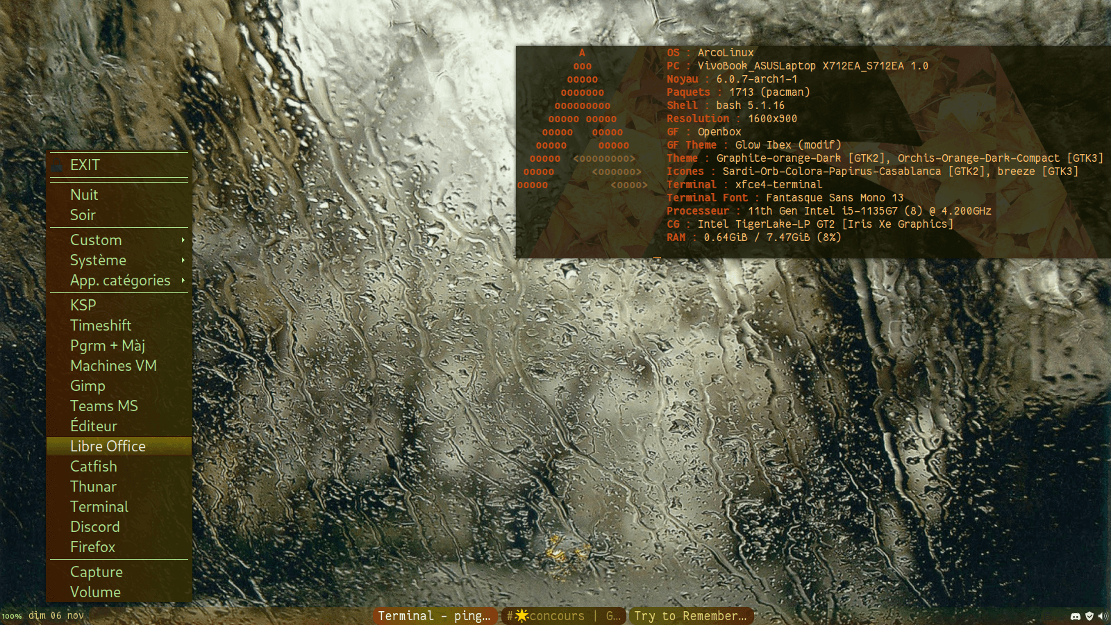 Concours de bureaux : un automne avec Linux